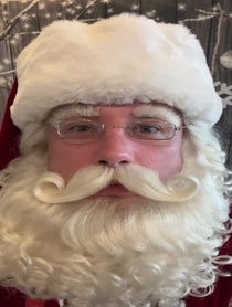 Poster for Holiday video from Santa Claus