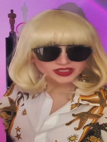 Poster for Pep Talk video from Lady Gaga Impersonator | Gaga Gothic