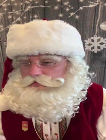 Poster for Holiday video from Santa Claus