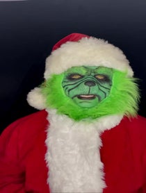 Poster for Pep Talk video from The Grinch