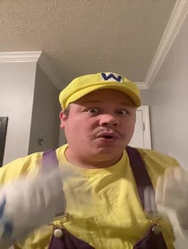 Poster for Birthday video from Wario (Impressionist)