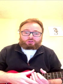 Poster for Birthday video from The Ukulele Teacher