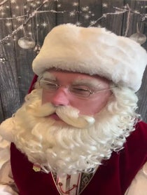 Poster for Holiday video from Santa Claus