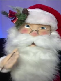 Poster for Holiday video from Cranky Santa