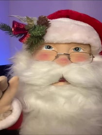 Poster for Holiday video from Cranky Santa