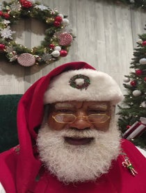 Poster for Holiday video from Santa Larry