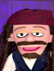 Poster for Holiday video from Jack Sparrow Puppet