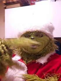 Poster for Birthday video from The Grinch