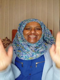 Poster for Birthday video from Farida Khalifa