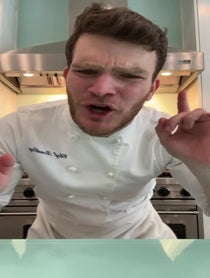 Poster for Holiday video from Chef Brad