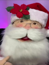Poster for Holiday video from Santa Claus (HO HO HO)
