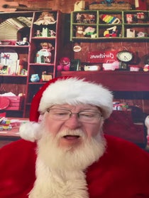Poster for Holiday video from Virginia Santa Frank
