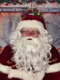 Poster for Holiday video from Santa Claus