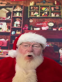 Poster for Holiday video from Virginia Santa Frank