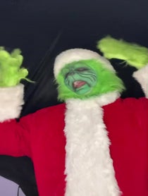 Poster for Holiday video from The Grinch