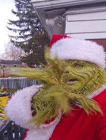 Poster for Holiday video from The Grinch