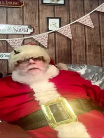 Poster for Holiday video from Christmas uk santa