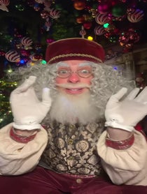 Poster for Holiday video from Santa (Comedy Gold)