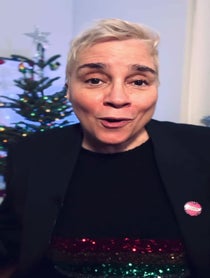 Poster for Holiday video from Marga Gomez