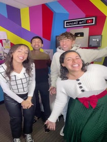 Poster for Holiday video from The Skorys