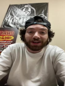 Poster for Holiday video from Fred Durst impersonator