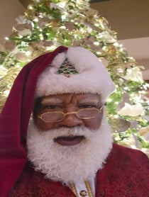 Poster for Holiday video from Santa Larry
