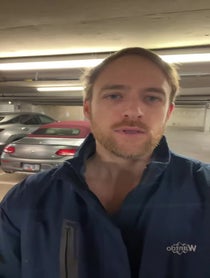 Poster for Holiday video from Ryan Gosling Lookalike