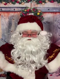 Poster for Holiday video from Santa Claus