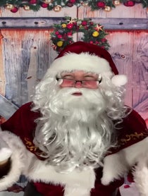 Poster for Holiday video from Santa Claus