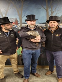 Poster for Pep Talk video from Punxsutawney Phil