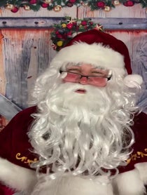Poster for Holiday video from Santa Claus