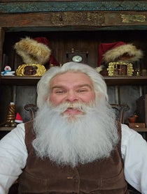 Poster for Holiday video from Santa Claus