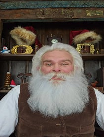 Poster for Holiday video from Santa Claus