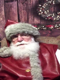 Poster for Holiday video from The Real Santa Claus!