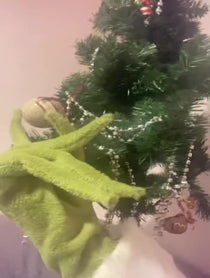 Poster for Holiday video from The Grinch