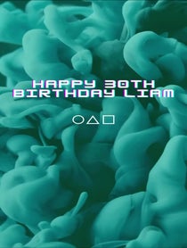 Poster for Birthday video from Player 221