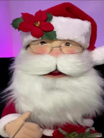 Poster for Holiday video from Santa Claus (HO HO HO)