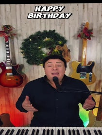 Poster for Birthday video from Frankie Scinta