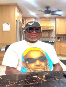 Poster for Pep Talk video from Dennis Rodman