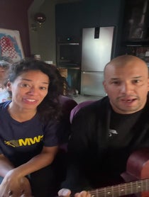 Poster for Holiday video from Abner Ramirez and Amanda Sudano Ramirez