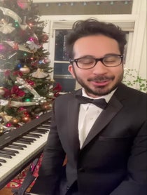 Poster for Holiday video from Piano By Steven