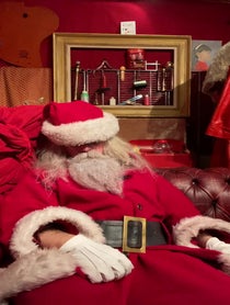Poster for Holiday video from Santa Claus