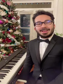 Poster for Holiday video from Piano By Steven