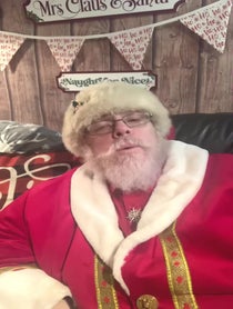 Poster for Holiday video from Christmas uk santa