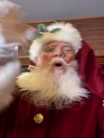 Poster for Holiday video from Santa Claus 4U