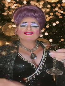 Poster for Holiday video from D. Sabella (OG Mary Sunshine, CHICAGO, Broadway
