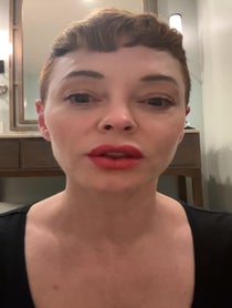Poster for Birthday video from Rose McGowan