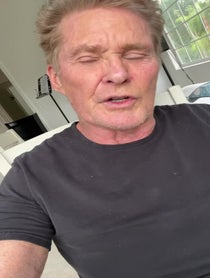 Poster for Pep Talk video from David Hasselhoff