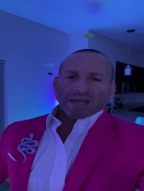 Poster for Roast video from The UFC Pink Suit Guy- JC