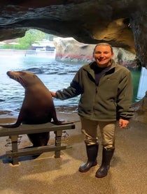 Poster for Pep Talk video from Sea Lions at Houston Zoo